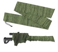 Gexgune Polyester Silicone Tricotée Longue Pistolet Chaussette Protège-Fusil Étui de Protection Étui de Rangement 54" Longueur (Vert)