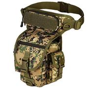 Gexgune Sacs d'escalade | Sac de Jambe Tactique en Nylon imperméable Molle Système Système de Chasse Outil Taille Pack Ceinture Poche Cuisse Poche Hommes Femmes Equipement Militaire