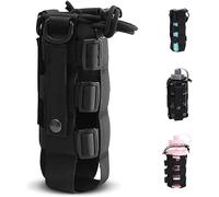 Gexgune Tactique Réglable Molle Bouteille d'eau Poche Holster Transporteur en Plein Air Militaire Bouteille d'eau Bouilloire Sac Camping Randonnée Voyage Kit