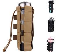 Gexgune Tactique Réglable Molle Bouteille d'eau Poche Holster Transporteur en Plein Air Militaire Bouteille d'eau Bouilloire Sac Camping Randonnée Voyage Kit
