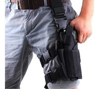 Gexgune Tornado Tactique Cuisse Holster Drop Gauche étui de Jambe Pistolet réglable Poche Wargame Airsoft Nylon Holster Pouch