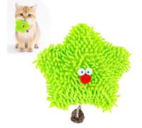gexuamz Jouet en Peluche pour Chat avec Catnip Jouet Interactif Intérieur Cataire pour Chats Soins Dentaires Exercice Jouet d'Étoile de Mer Pois pour Chatons