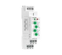 GEYA 10A Relais temporisé asymétrique à cycle marche/arrêt répétitif 2SPDT Rail DIN(GRT6-S2,AC/DC24V-240V)