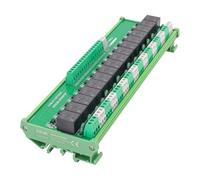 GEYA 16 Carte relais de canal MPA Module relais électromagnétique indépendant 1NC1NO Rail DIN(FY-T7316C-24VDCAC)