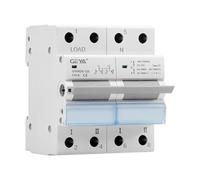 GEYA Commutateur de transfert manuel Commutateur d'isolation à double alimentation avec indicateur Montage sur rail DIN(2P-125A-400V)