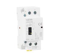GEYA Contacteur AC modulaire Contacteur domestique manuel 50/60Hz Type de rail DIN (2P 63A 2NC 220V Manual)