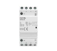 GEYA Contrôle automatique du circuit domestique du contacteur modulaire rail de guidage 4Pôle 25A 3NO 1NC AC220V