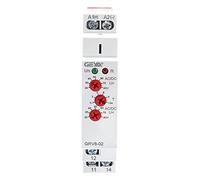 GEYA Dispositif de surveillance de tension Relais de protection contre les surtensions et les sous-tensions 2SPDT 10A (GRV8-02,AC/DC24V-48V)