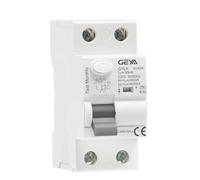 GEYA Électromagnétique Disjoncteur de courant résiduel type A ELCB RCD RCCB (2P-63A-30mA)