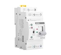 GEYA Mini ATS Interrupteur de transfert double alimentation automatique et manuel,interrupteur solaire avec protection surtension et sous-tension,montage sur rail DIN(2P-40A,CA220V)