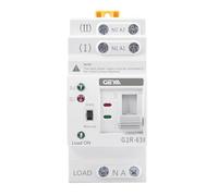 GEYA Miniature Commutateur de transfert automatique à double alimentation Le sélecteur électrique commute une alimentation ininterrompue rail de guidage(2Pôle 25A AC220V)