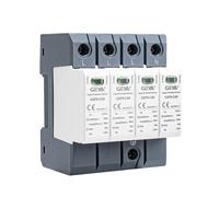 GEYA Parasurtenseur 20KA-40KA SPD Parafoudre de Maison Type de Rail Din (4P,AC275V)