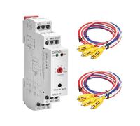 GEYA Relais de contrôle de niveau pour réservoir de puits,relais de surveillance de liquide avec capteur 10 A(GRL8-03+Sensor,AC/DC24V-240V