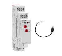 GEYA Relais photoélectrique avec capteur de lumière et minuterie crépusculaire pour rail DIN,mise en marche et arrêt automatiques(GRB8-02,AC110V-240V)