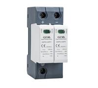 GEYA Solaire PV Basse Tension Parasurtenseur Din Rail 20KA-40KA Parafoudre Anti-surtension Protecteur de Foudre DC (2P,DC1000V)