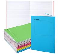 Geyee Lot de 36 livres vierges pour enfants pour écrire des histoires - Carnets vierges lignés colorés pour journal intime, croquis, écriture, dessin, loisirs créatifs, 14 x 21 cm, 24 pages, 6