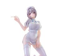 GEYIST Figurine NSFW Anime Originale - Saotome Shino - 1/7 - Version Infirmière. Figurine Hentai ECCHI, Figurine d'action, Jouet, Collection de Personnages Manga Mignons, 17 cm/6,6 Pouces