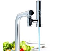 GEYSER EURO - Filtre à Eau pour Robinet de Cuisine, Purificateur D'eau Ultra-Absorbant, Montage Longue Durée, Commutateur, Purification de L'eau (Cartouche 3000L Incluse)