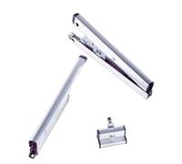 Geze - Ferrure de base pour ouvrant a soufflet ol 90 - Finition.Noir RAL 9005 -
