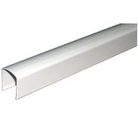 Geze - Profil de recouvrement pour ferme-imposte a tringle - Finition.Argent - Long. mm.2 000 -