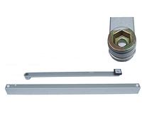 GEZE Rail coulissant sans blocage, TS 3000/5000, 1 pièce, argenté, 4106030682219