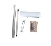 GEZE TS 3000 V - ferme-porte + rail coulissant + plaque de montage, argent