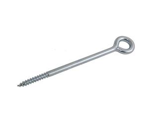 GeZu Impex Boulon à oeil Galvanisé 120 mm boulons à anneau à œil à tige à vis fermée robuste