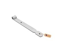 GeZu Impex® charnières de portail Galvanoplastie Lot de 2 600 mm penture bud lourde gond sur platine