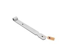 GeZu Impex® charnières de portail Galvanoplastie Lot de 2 900 mm penture bud lourde gond sur platine