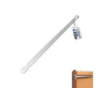 GeZu Impex® charnières de portail Galvanoplastie Lot de 4 900 mm penture bud lourde gond sur platine