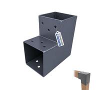 GeZu Impex Connecteur de Poteau en L 91 x 91 mm