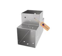 GeZu Impex® Connecteur de Poteau Galvanisé à chaud 91 x 91 mm attache poteaux pour charpente support pergola raccord