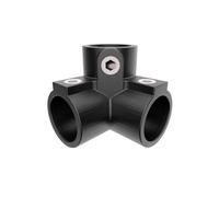 GeZu Impex Connecteur de Tube Coudé D’Angle à 3 Voies Ø42mm