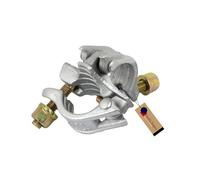 GeZu Impex Coupleur d'échafaudage Galvanoplastie Lot de 4 48 x 48 mm serre joint pour tuyau acier construction