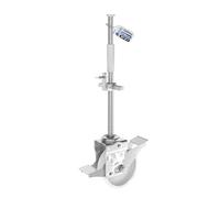 GeZu Impex Roulette Echafaudage Roues avec frein 1000 kg | Galvanoplastie pivotantes robustes pour de travail