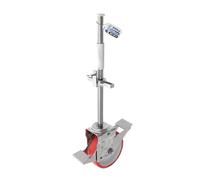 GeZu Impex Roulette Echafaudage Roues avec frein 600 kg | Galvanoplastie pivotantes robustes pour de travail