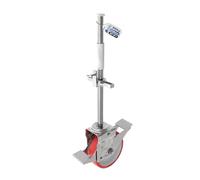 GeZu Impex Roulette Echafaudage Roues avec frein 600 kg | Galvanoplastie pivotantes robustes pour de travail