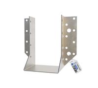 GeZu Impex Sabot de Charpente 100 x 140 mm Lot de 10 | Galvanisé ailes extérieures suspension connecteurs poutres bois