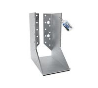 GeZu Impex Sabot de Charpente à Ailes Extérieures Galvanisé 45 x 96 x 2 mm Sabots de Solives (Lot de 18)