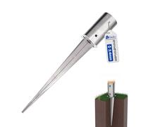 GeZu Impex Support de Poteau à Enfoncer Douille Ø 101 x 600 mm