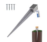 GeZu Impex Support de Poteau à Enfoncer Douille 91 x 91 x 750mm