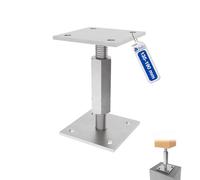 GeZu Impex Support de poteau hauteur reglable 100 x 100 mm