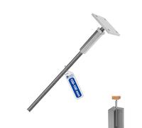 GeZu Impex Support de poteau hauteur reglable 100 x 100 mm | Galvanisé à Chaud Hauteur Reglable Platine Bois Pied Poteaux Clôture