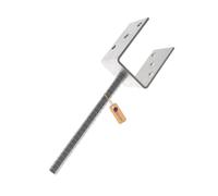 GeZu Impex Support de poteau U Galvanisé à chaud 151 x 300 mm ancre platine bois pied poteaux clôture