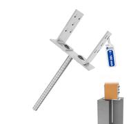 GeZu Impex Support de Poteau U Réglable 200 mm Zinc Électroplaqué Pied De Poteau En U à Sceller Support de Poteau Largeur Réglable Tige d'Ancrage Équerre Type U Ancre de Pied de Clôture