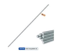 GeZu Impex Tige Filetée M8 1000 mm A4 Acier Inoxydable Barre Filetées Entièrement Tige Filetée pour Charges Lourdes