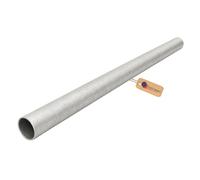 GeZu Impex Tube en Acier Ø 42 mm x 2.5 mm x 700 mm Tuyau en Acier Galvanisé à Chaud pour Colliers de Serrage Rampes Cadres Meubles & Construction
