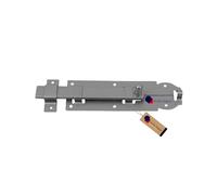 GeZu Impex Verrou de Porte Galvanoplastie 120 x 35 mm targette de porte blindée fermeture pêne coulissant loquet