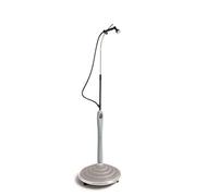 GF Garden Solaire Sunny Style Premium, Douche de Jardin, Piscine, pour l’extérieur, idéale Aussi en Vacance et Camping, avec mélangeur pour Eau Chaude et Froide, Gris