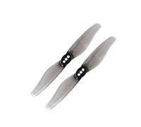 GF Hurricane 3018 Lot de 4 paires d'hélices à 2 lames de 7,6 cm avec trou de 1,5 mm/2,0 mm pour drone RC FPV Racing Cure-dents Multirotor (4L4R 3018 1,5 m gris)
